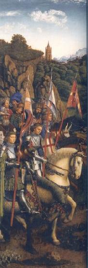 Jan Van Eyck The Ghent Altarpiece: Knights of Christ Germany oil painting art